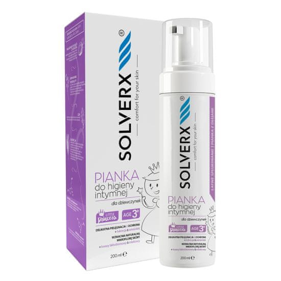 SOLVERX Pěna pro intimní hygienu pro dívky_200ml