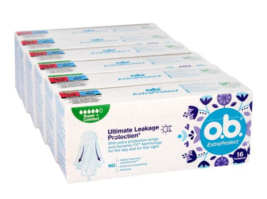 OEM O.b.extra Protect Tampony Ultimate Super+ Comfort 16 1Op.-6Szt 5+1Gratis