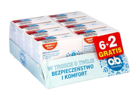 OEM O.b.procomfort Ultimate Tampony Super 8Szt. 8Szt 6+2