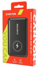 Canyon Záložní zdroj Powerbank PB-1001B, 10000 mAh - černá