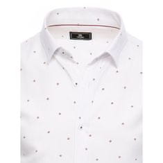 Dstreet Pánská košile LUISA bílá dx2452 M