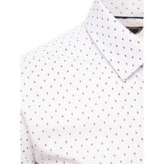Dstreet Pánská košile O21 bílá dx2460 XXL