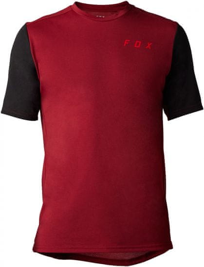 FOX cyklo dres RANGER Drirelease Race SS bordeaux