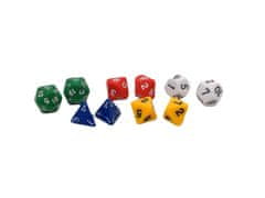 EDX Education Polyhedrální kostky (polyhedral dice assortment)