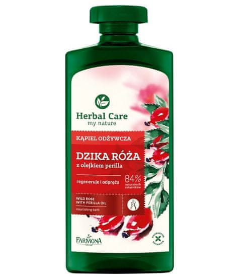 FARMONA Bylinná péče Wild Rose Vyživující koupel 500 ml