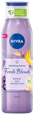 Nivea Fresh Blends Osvěžující sprchový gel Banana Acai Coconut Milk 300 ml