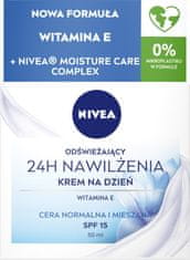 Nivea Hydratační osvěžující denní krém Spf15 pro normální a smíšenou pleť 50ml