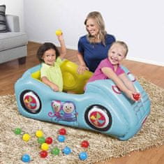 Carero Dětské nafukovací autíčko Fisher-Price s míčky 119x79x51 cm