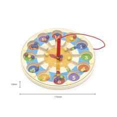 Viga Dřevěný magnetický labyrint Hodiny