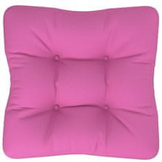 Greatstore Poduška na nábytek z palet růžová 60 x 61,5 x 10 cm oxford