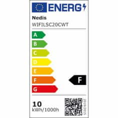 Nedis SmartLife chytrý COB LED pásek 2 m, 10W 1000lm, teplá-studená bílá (WIFILSC20CWT)