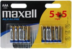 Maxell baterie LR03 10BP AAA Power Alkaline (LR3 10BP) - rozbaleno