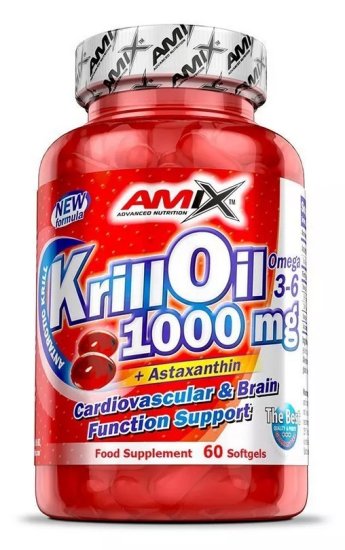 Amix Nutrition Amix Krilový olej 1000 mg 60 kapslí
