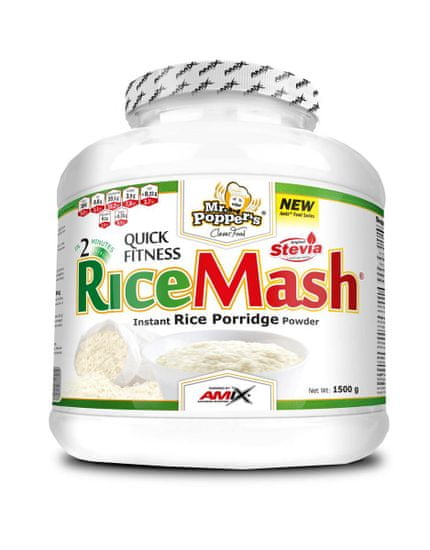 Amix Nutrition Mr. Popper´s RiceMash, 1500 g (Rýžová kaše) Příchuť: Arašídová sušenka