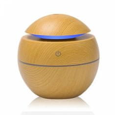 Herzberg Air Humidifier Aroma Oil Diffuser, hnědá