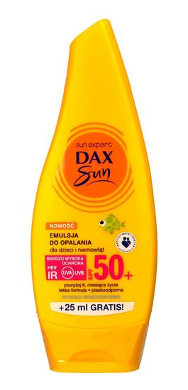 DAX Opalovací mléko pro děti a kojence Spf 50+ 175 ml