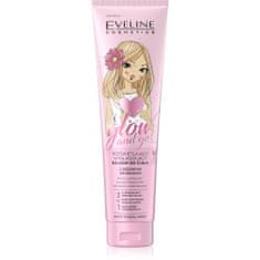 Eveline  Rozjasňující a vyhlazující tělové mléko Glow And Go s okvětními lístky růží 150 ml