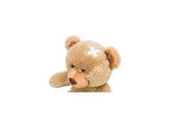HUKA Be Eco medvěd TEDDY, plyšová hračka se zvukem, 23 cm