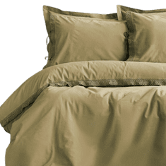 Issimo Exkluzivní popelínové povlečení TONKA OLIVE 200x220 / 4*50x70