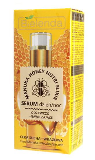 Bielenda Manuka Honey Nutri Elixir Denní a noční vyživující a hydratační sérum 30G