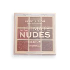 Makeup Revolution Ultimate Nudes Palette Eyeshadow Set Medium 1St