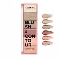 LAMEL Základní paletka pro konturování obličeje Blush&amp;Contour 16G