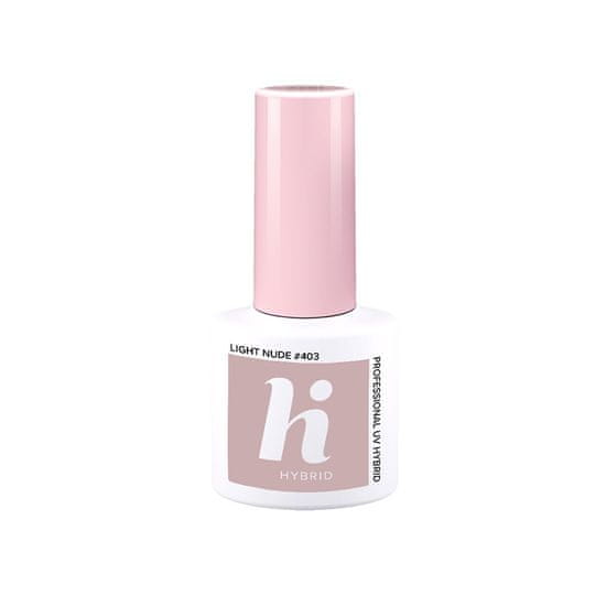 HI HYBRID Hybridní lak č. 403 Light Nude 5 ml