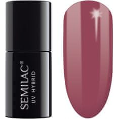 Semilac Hybridní lak 005 Berry Nude - 7 ml