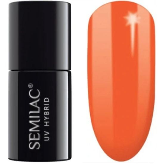 Semilac Lakier Hybrydowy 045 Electric Orange - 7 ml