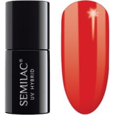 Semilac Hybridní lak 062 Poppy Red - 7 ml