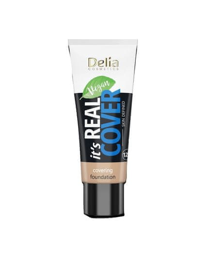 DELIA Real Cover 202 Podkład Beige 30Ml