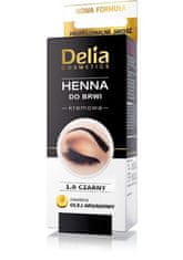 DELIA COSMETICS Krémové hennové obočí č. 1.0 černé