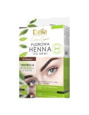 DELIA Prášková henna na obočí 4.0 Brown Sachet 4G