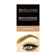 Makeup Revolution Pomáda na obočí Soft Brown