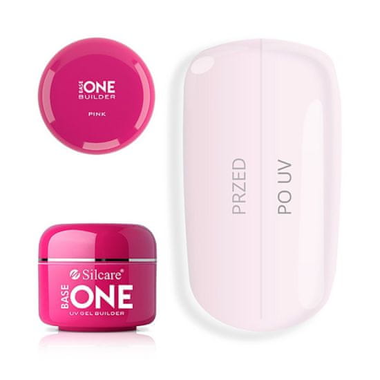 Silcare Base One Uv Gel Nail Builder Pink 50G