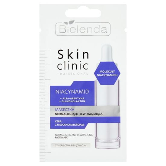 Bielenda Skin Clinic Professional Niacinamide Normalizační a revitalizační maska 8G