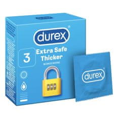 Durex Extra bezpečné kondomy 3 ks