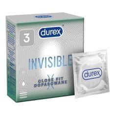 Durex Kondomy Invisible Close Fit 3Szt