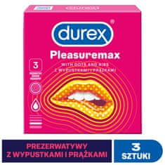 Durex Kondomy Pleasuremax 3 ks