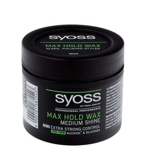 Syoss Vosk na vlasy Max Hold Medium Shine 150 ml