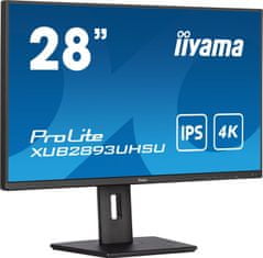 ProLite/XUB2893UHSU-B5/28"/IPS/4K UHD/60Hz/3ms/Black/3R