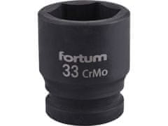 Fortum Hlavice nástrčná (4703033) hlavice nástrčná rázová, 3/4“, 33mm, L 57mm, CrMoV