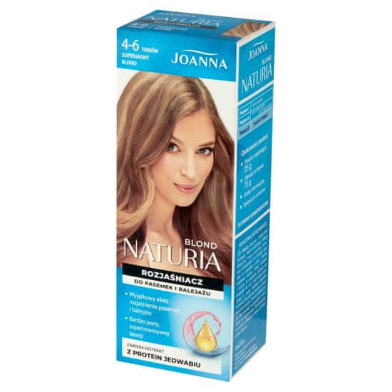 Joanna Naturia Super Bright Blonde zesvětlovač pro melír a balayage 4-6 tónů