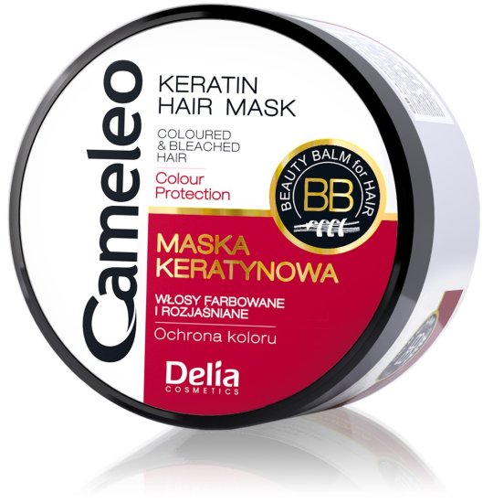 DELIA COSMETICS Cameleo Keratinová maska pro barvené vlasy 200 ml