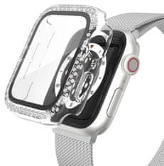 Worryfree Bling Bumper Case Apple Watch 41mm, Clear