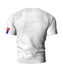 Compressport Training Tshirt - pánské funkční tričko CZECH bílé XL