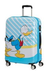 American Tourister Dětský kufr WAVEBREAKER DISNEY Spinner 67cm Donald Blue Kiss