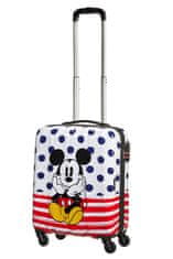 American Tourister Dětský kufr DISNEY LEGENDS Spinner 55cm Mickey Blue Dots