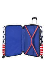 American Tourister Dětský kufr DISNEY LEGENDS Spinner 75cm Mickey Blue Dots