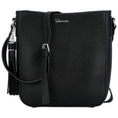 Tessra Milano Dámská koženková crossbody Milada, černá